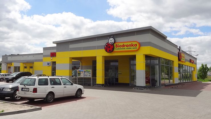Супермаркет Biedronka в Бранево