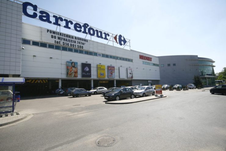 Супермаркет Carrefour в Ольштыне