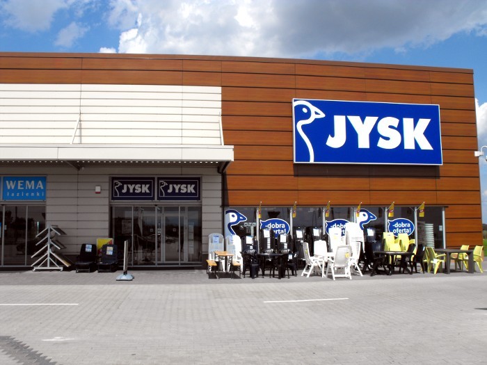 Магазин товаров для дома Jysk в Эльблонге