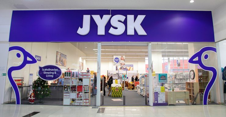 Магазин товаров для дома Jysk в Эльблонге