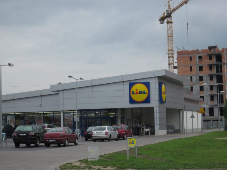 Супермаркет LIDL в Бартошице